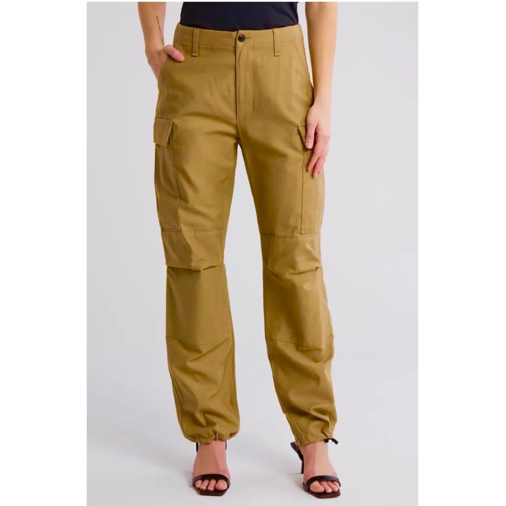 Rag & Bone Sands Cargo Pants Tobacco Brown High Rise Utility Trousers New
